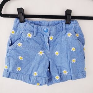 Hanna Andersson Blue Floral Kids Shorts